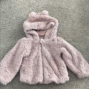 Liv and Lottie Cozy Pink Faux Fur Kids Jacket